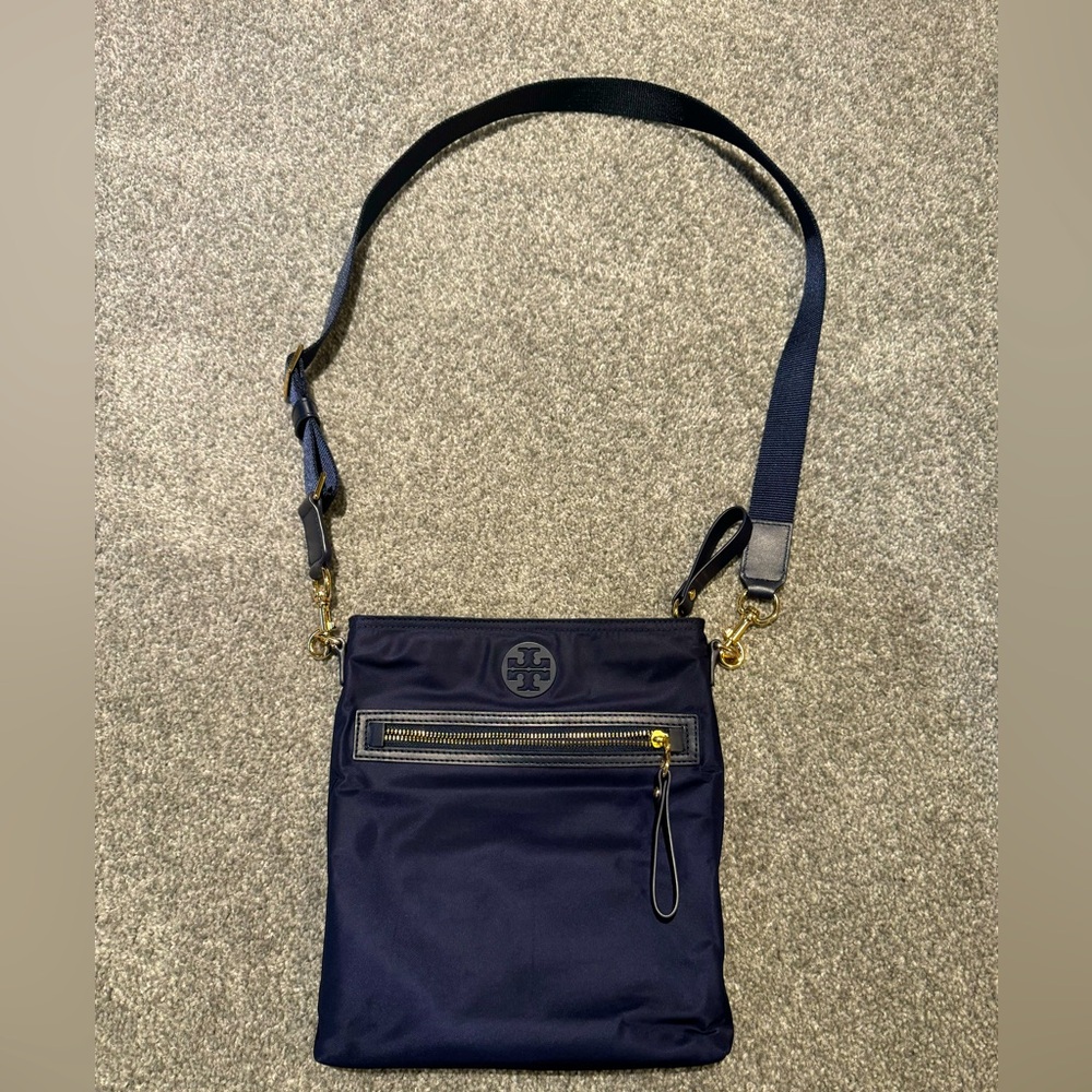 Tory Burch | Navy Nylon Crossbody | Barely Used
